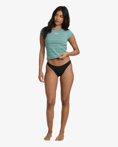 OSLO - Short Sleeves Cropped Top for Women  24B011503