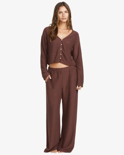 billabong, All I Need Tropics - Long Sleeves Top for Women, CHOC CHIP (rsl0) All I Need Tropics - Long Sleeves Top for Women  24B031500