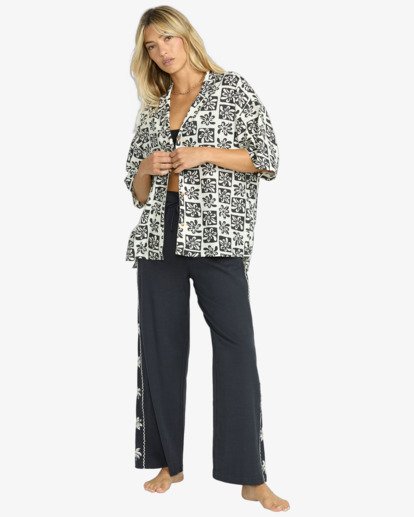 billabong, Beach side - Short Sleeves Shirt for Women, BLACK SANDS (bsd) Beach side - Short Sleeves Shirt for Women  24B041501