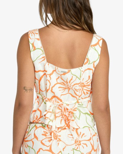 billabong, Feelin Floral - Crop Top for Women, SALT CRYSTAL (scs) Feelin Floral - Crop Top for Women  24B042502