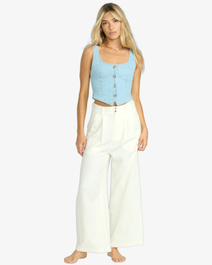 SUNWASHED WVN VEST  24B042504