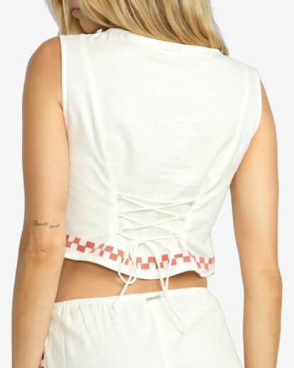 billabong, Secret Cove - Crop Top for Women, SALT CRYSTAL (scs) Secret Cove - Crop Top for Women  24B042506
