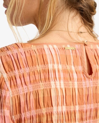 billabong, Check Me Out - Overhemd met Lange Mouwen voor Dames, SUNBURNT (clt0) Check Me Out - Long Sleeve Shirt for Women  24B053503
