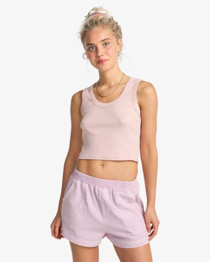 Sunny Side - Elastic Waist Shorts for Women  24B091505