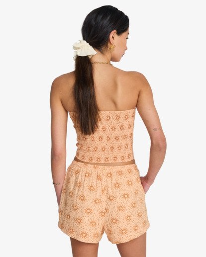 Sun Fade - Elastic Waist Shorts for Women  24B091511