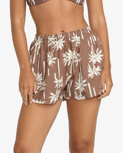 billabong, Sun Fade - Elastic Waist Shorts for Women, NUTMEG (nut) Sun Fade - Elastic Waist Shorts for Women  24B091511