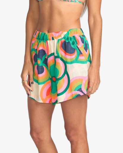 billabong, Mami Wata Sea Ya - Bermuda da Donna, MULTI (mul) Mami Wata Sea Ya - Elasticated Shorts for Women  24B092505