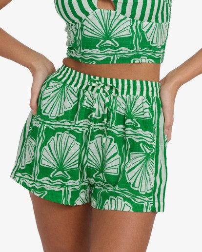 Sea Shell - Elasticated Shorts for Women  24B094502