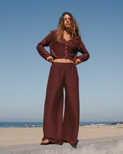All I Need Tropics - Elastic Waist Pants for Women  24B121501