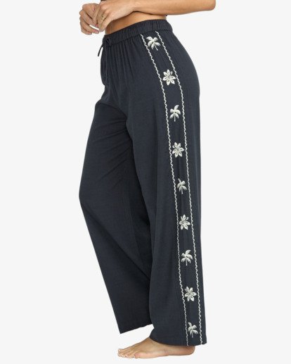 billabong, Days End - Hose mit elastischem Bund für Frauen, BLACK SANDS (bsd) Days End - Elasticated Trousers for Women  24B122502