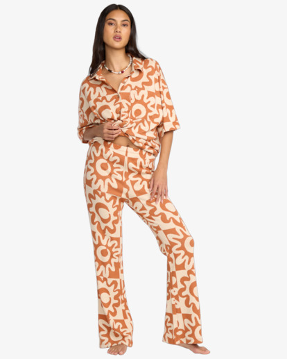 billabong, Lost On You - Broek met elastische taille voor Dames, SUNBURNT (clt0) Lost On You - Elasticated Waist Trousers for Women  24B123504
