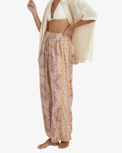 billabong, Just For You Follow Me - Elasticated Waist Trousers for Women, SUNSTONE (sun) Just For You Follow Me - Elasticated Waist Trousers for Women  24B123571