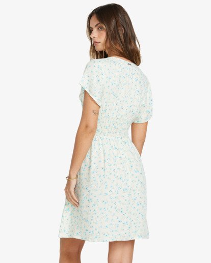 Morning Sky - Cap Sleeve Midi Dress for Women  24B131511