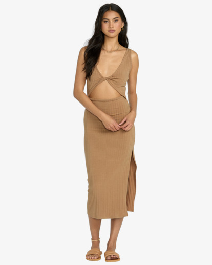 Take A Look - Rib Knit Dress for Women  24B131526