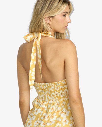 billabong, Sunny Sometimes - Robe courte pour Femme, GOLDEN PEACH (ygf0) Sunny Sometimes - Mini Dress for Women  24B132504
