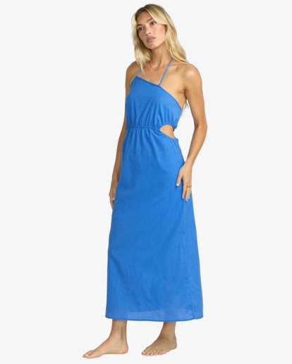 billabong, True Blue - Maxi Dress for Women, TRUE BLUE (trb) True Blue - Maxi Dress for Women  24B132517