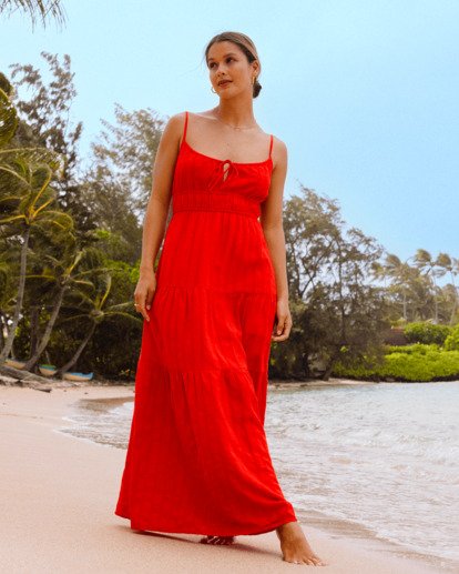 Red Aloha - Maxi Dress for Women  24B132522