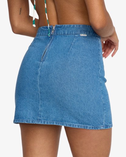 billabong, Wave Washed - Denim Skirt for Women, SALT WASHED (slw) Wave Washed - Denim Skirt for Women  24B141503