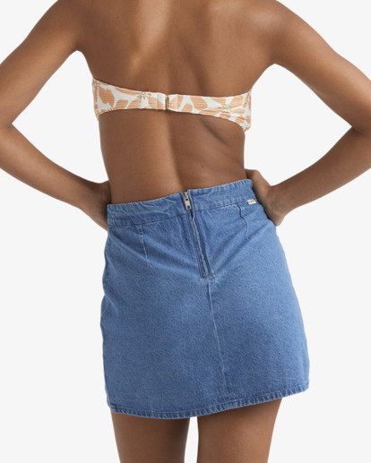 billabong, Wave Washed - Denim Skirt for Women, SALT WASHED (slw) Wave Washed - Denim Skirt for Women  24B141503