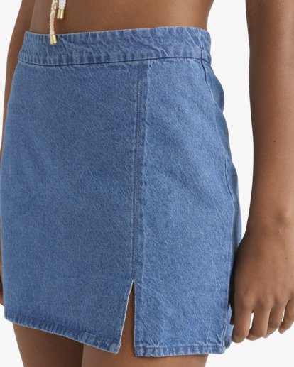 billabong, Wave Washed - Denim Skirt for Women, SALT WASHED (slw) Wave Washed - Denim Skirt for Women  24B141503