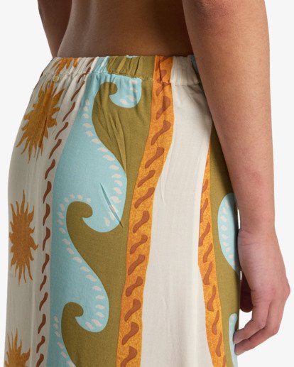 Tides Call Midi - Viscose Skirt for Women  24B141600