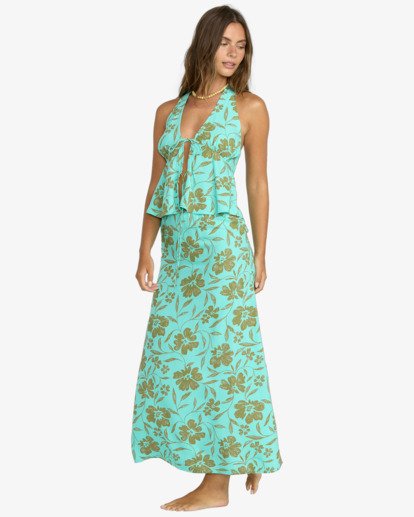 billabong, Your Dream - Falda Larga para Mujer, POOLSIDE (psd) Your Dream - Midi Skirt for Women  24B142503