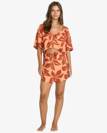 billabong, Sunflower - Jupe midi pour Femme, APRICOT (apc) Sunflower - Mini Skirt for Women  24B142505