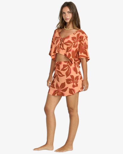 billabong, Sunflower - Jupe midi pour Femme, APRICOT (apc) Sunflower - Mini Skirt for Women  24B142505