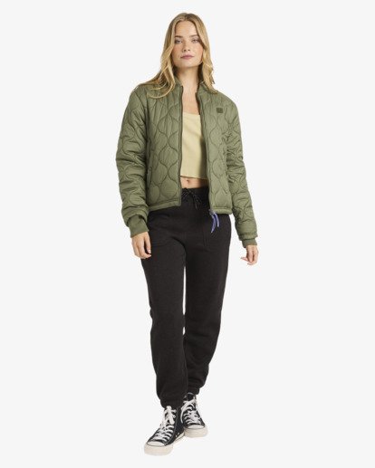 billabong, Cuesta - Chaqueta bomber para mujer, TREEHUGGER (gpl0) Cuesta - Bomber Jacket for Women  24B153502