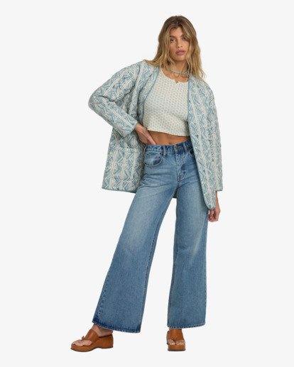 billabong, Day Dreamin - Übergroße Jacke für Frauen, MINERAL BLUE (mnb) Day Dreamin - Oversized Jacket for Women  24B154502