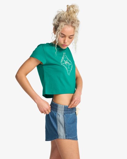 Eezy Waist - Elasticated Denim Shorts for Women  24B201600