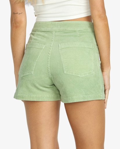 billabong, Set The Tone - Corduroy Shorts for Women, PISTACHIO (gfm0) Set The Tone - Corduroy Shorts for Women  24B202500