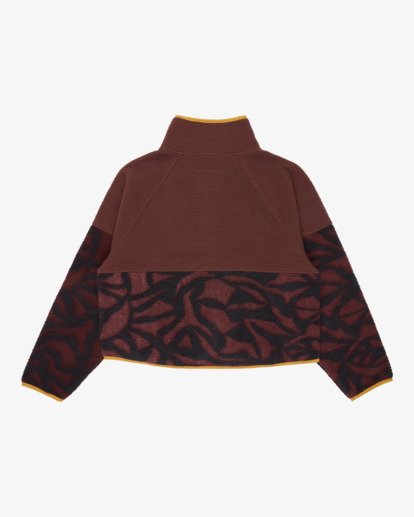 billabong, Popoyo Snap Up - Veste en polaire pour Femme, TEAK (tek) Popoyo Snap Up - Fleece Jacket for Women  24B313503
