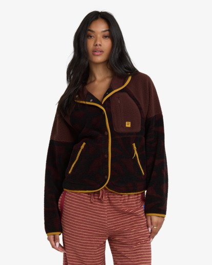 Popoyo Snap Up - Fleece Jacket for Women  24B313503