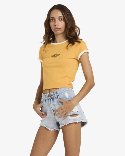 Otis Diamond - Cropped T-Shirt for Women  24B351687