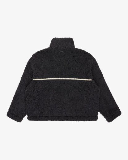 billabong, Getting Warm Sherpa - Polaire demi-zip pour Femme, BLACK SANDS (bsd) Getting Warm Sherpa - Half Zip Fleece for Women  24B414501