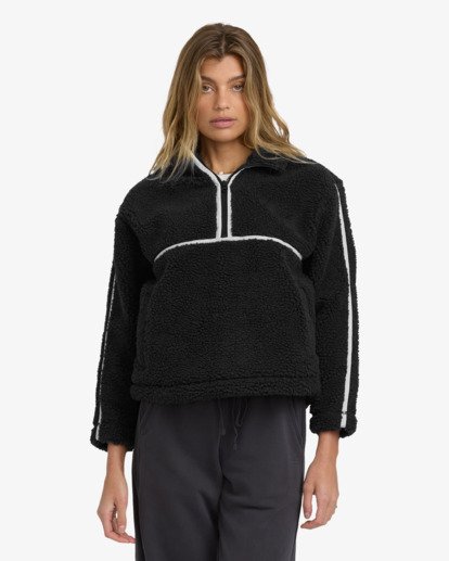 Getting Warm Sherpa - Half Zip Fleece for Women  24B414501