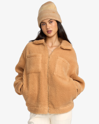 Resound Sherpa Shacket - Oversized Fit Jacket for Women  24B483501