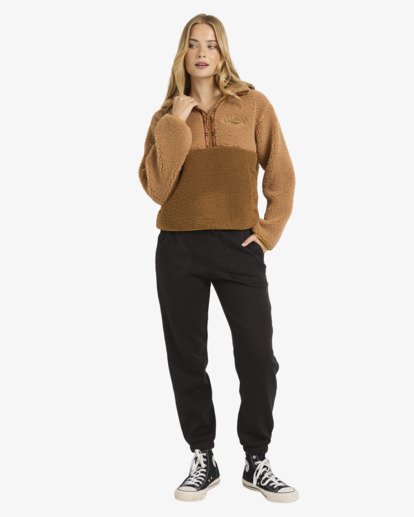 billabong, Horizon - Mock Neck Sweatshirt for Women, TRUFFLE (tlg0) Horizon - Mock Neck Sweatshirt for Women  24B483502