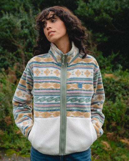 Rock Jetty Mock Neck - Zip Up Fleece for Women  24B483503