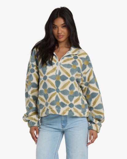 All The Time Sherpa - Half Zip Fleece for Women  24B484504