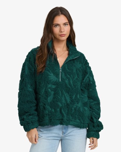 All The Time Sherpa - Half Zip Fleece for Women  24B484504