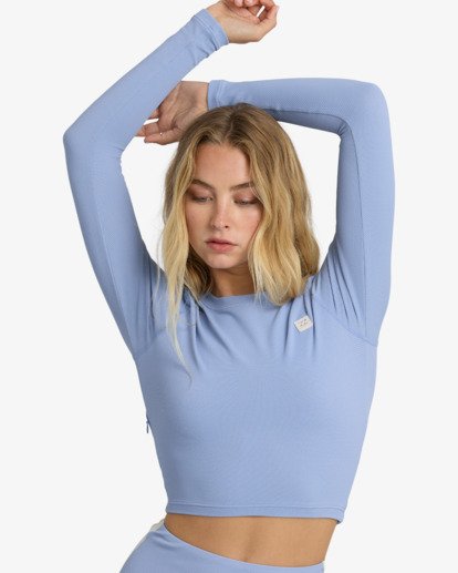 Paddle Pusher - Long Sleeve Cropped Rash Vest for Women  24BW031604