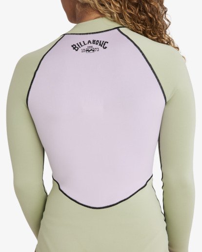 billabong, 1/1mm Salty Dayz Natural Light - Chest-Zip-Neoprenanzug für Frauen, PISTACHIO (gfm0) 1/1mm Salty Dayz Natural Light - Chest Zip Wetsuit for Women  24BW191502