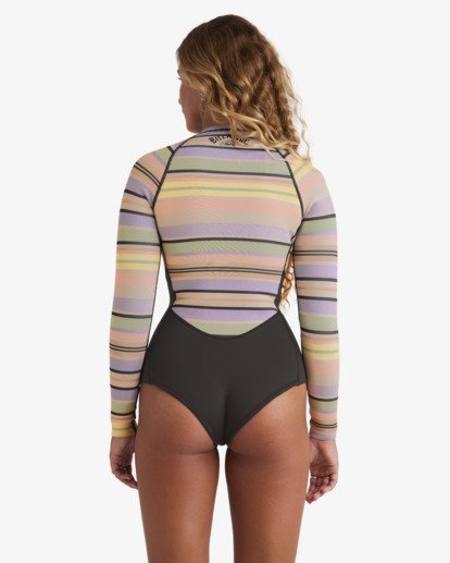 2/2mm Salty Dayz Natural - Front Zip Long Sleeves Springsuit for Women  24BW191503