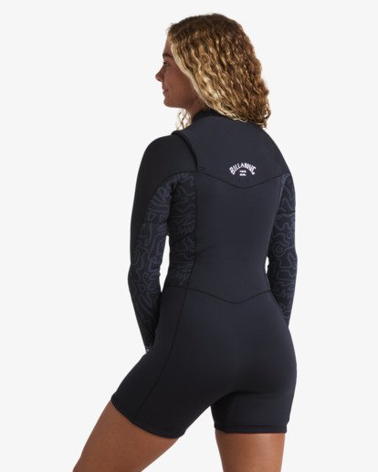 2/2mm Synergy Natural - Chest Zip Long Sleeves Springsuit for Women  24BW191508