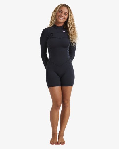 2/2mm Synergy Natural - Chest Zip Long Sleeves Springsuit for Women  24BW191508