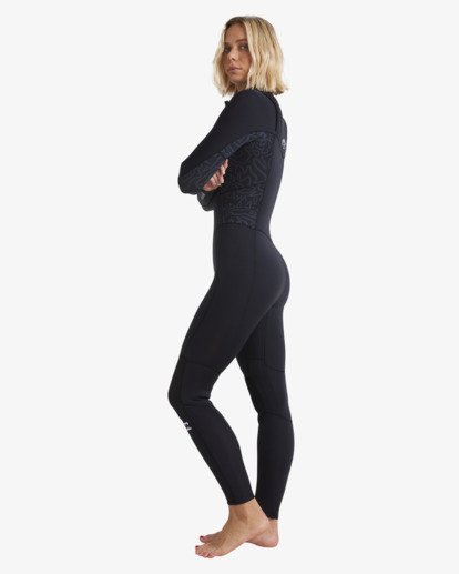 billabong, 3/2mm Synergy Natural - GBS-Neoprenanzug mit Chest-Zip für Frauen, BLACK FADE (bfd) 3/2mm Synergy Natural - Chest Zip GBS Wetsuit for Women  24BW191510