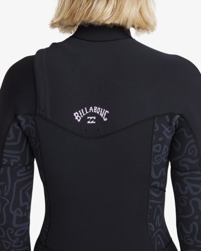 billabong, 4/3mm Synergy Natural - GBS-Neoprenanzug mit Chest-Zip für Frauen, BLACK FADE (bfd) 4/3mm Synergy Natural - Chest Zip GBS Wetsuit for Women  24BW191511