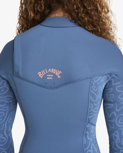 billabong, 4/3mm Synergy Natural - GBS-Neoprenanzug mit Chest-Zip für Frauen, TIDAL BLUE (tbl) 4/3mm Synergy Natural - Chest Zip GBS Wetsuit for Women  24BW191511
